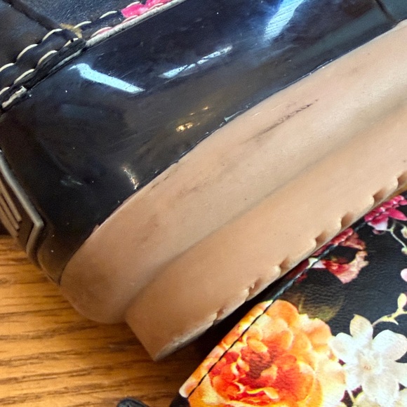 AVANTI Floral Lace-Up Women's Rain Boots Size 7 - Picture 11 of 11